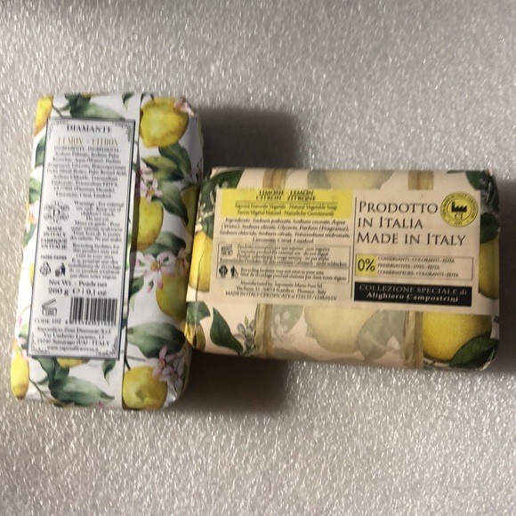 2 NEW Lemon soap bar - Diamanté lemon Citron- AC Lemon - Picture 2 of 12